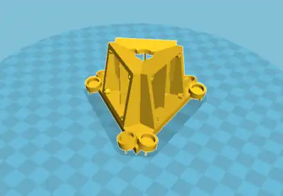 Hot end holder with 3 fans