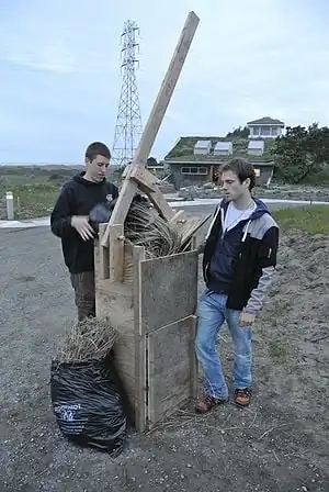 Beachgrass Baler Tool to bale beach grass