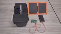 Step 1: Source components. 9w solar panel, Raspberry Pi, Li-ion rechargeable battery(12V preferably), USB connection cable, SD card (ours was 128GB), sturdy case to house components