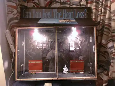 Can You Feel The Heatloss? An education display about convection and heat loss