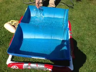 Cleaning up the materials