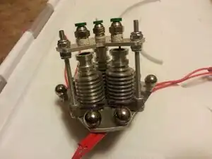Auto-Clearance Adjustable Triple Hotend Effector