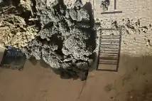 After we let the bricks dry, and sit in the Arcata rain for a week. We began our testing process, right of the bat some of the bricks crumbled, just like these did.