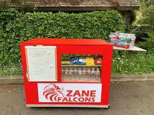 concession cart 2019 Benches that meet the students seating needs in an outdoor classroom environment.