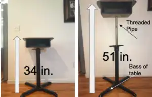 alternative desk Benches that meet the students seating needs in an outdoor classroom environment.