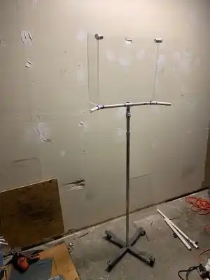 PlexistandThis plexistand allows a safe way for students to perform on stage while still being visible to the audience.