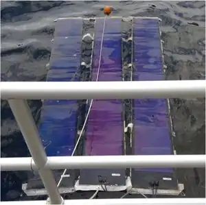 Distributed manufacturing of after market flexible floating photovoltaic modules
