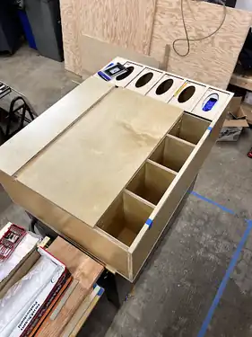 Instalation of the glove box covers in FR maker space
