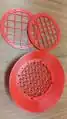Assembled sifter and extra sifter mesh plates
