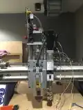 Installation of the extruder on the CNC milling machine