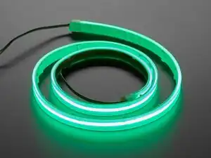 Flexible LED Strip - 352 LEDs per meter - 1m long - Green