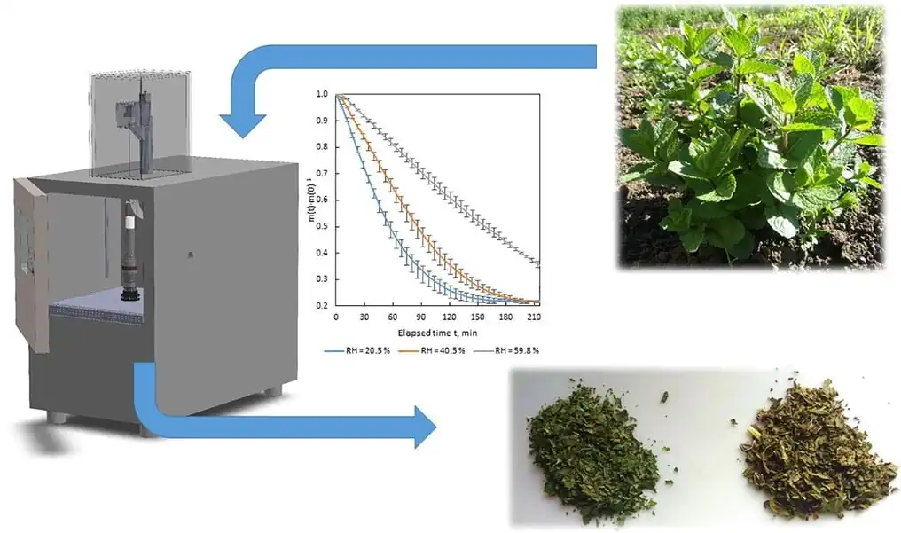 High Precision Laboratory Dryer for Thin Layer and Bulk Drying with Adjustable Temperature, Relative Humidity and Velocity of the Drying Air