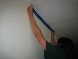 Applying reused tape
