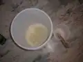 Dump paste into larger bucket