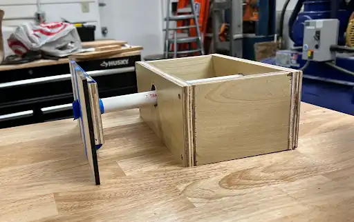 Construction of spring loaded mechanism in the glove compartments.