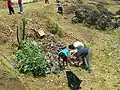 Community comes out to plant the garden