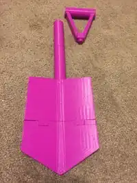 Snap together shovel