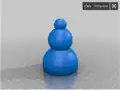 Customizable snowman