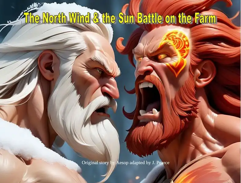 The North Wind and Sun Battle for the Farm