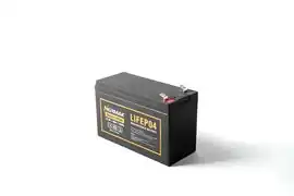 One 12 volt 10 amphour LiFePO4 Battery
