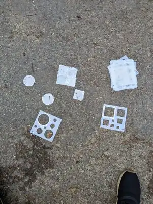 Small shape stencils