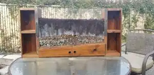 wall garden Benches that meet the students seating needs in an outdoor classroom environment.